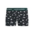 Jack & Jones Jack & Jones Heren Boxershorts Trunks JACTODD Gebloemd 3-Pack