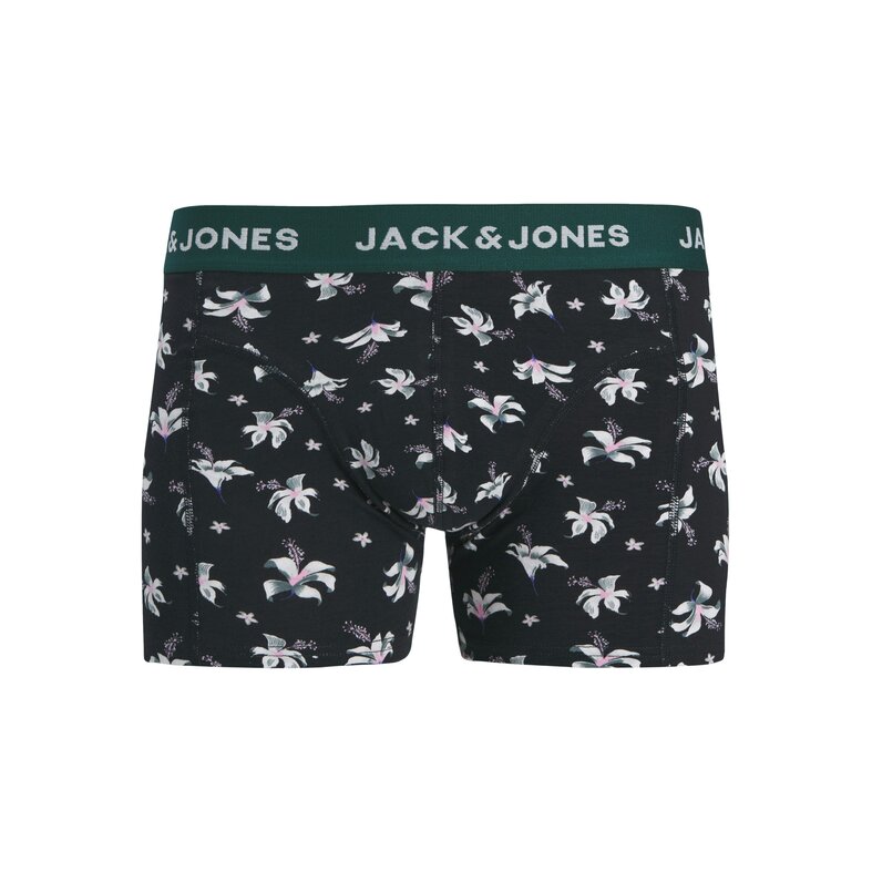 Jack & Jones Jack & Jones Heren Boxershorts Trunks JACTODD Gebloemd 3-Pack