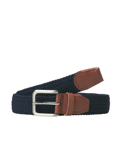 Jack & Jones Heren Riem JACSPRING Gevlochten Donkerblauw
