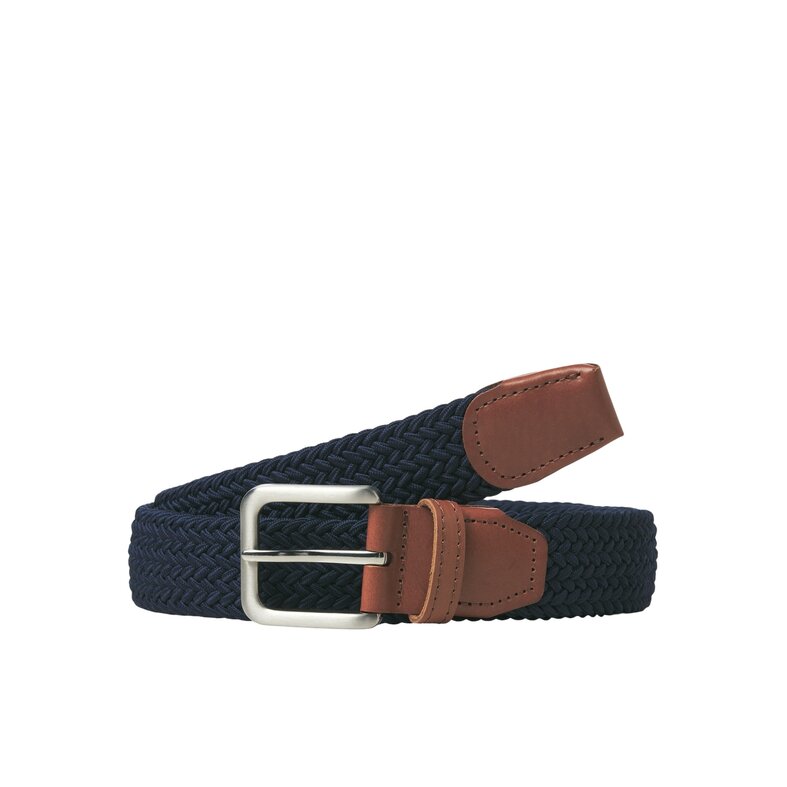 Jack & Jones Jack & Jones Heren Riem JACSPRING Gevlochten Donkerblauw