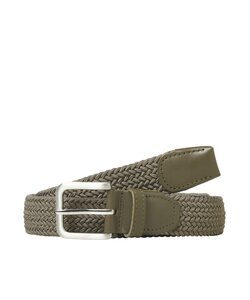Jack & Jones Men's Belt JACSPRING Braided Light Taupe