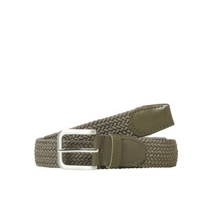 Jack & Jones Heren Riem JACSPRING Gevlochten Licht Taupe