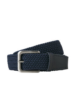 Jack & Jones Men's Belt JACSPRING Braided Dark Blue