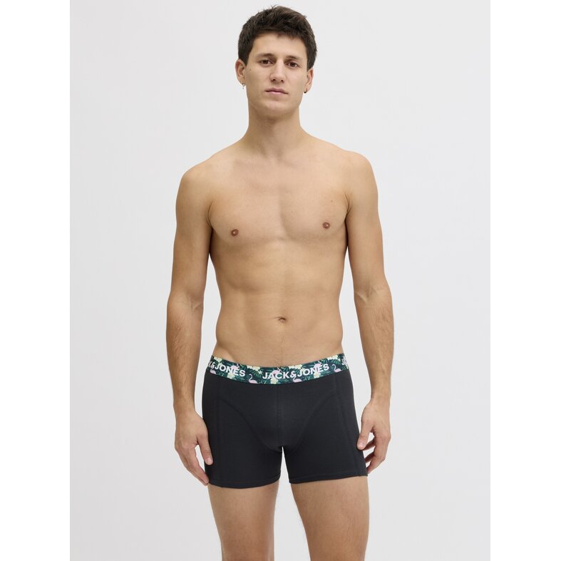 Jack & Jones Jack & Jones Heren Boxershorts Trunks JACFLAMINGO Flamingo Print 3-Pack Multicolor