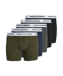 Jack & Jones Heren Plus Size Boxershorts Trunks JACBASIC 5-Pack Multicolor