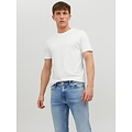Jack & Jones Jack & Jones Basic Men's T-shirt JJEORGANIC Round Neck White