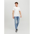 Jack & Jones Jack & Jones Basic Heren T-shirt JJEORGANIC Ronde Hals Wit