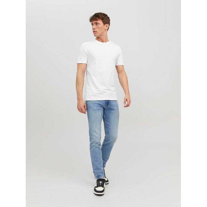 Jack & Jones Jack & Jones Basic Men's T-shirt JJEORGANIC Round Neck White