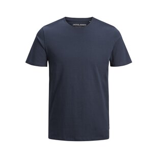Jack & Jones Basic Men's T-shirt JJEORGANIC Round Neck Dark Blue