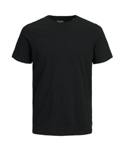 Jack & Jones Basic Men's T-shirt JJEORGANIC Round Neck Black