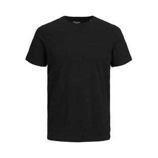 Jack & Jones Basic Heren T-shirt JJEORGANIC Ronde Hals Zwart