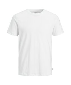 Jack & Jones Basic Men's T-shirt JJEORGANIC Round Neck White