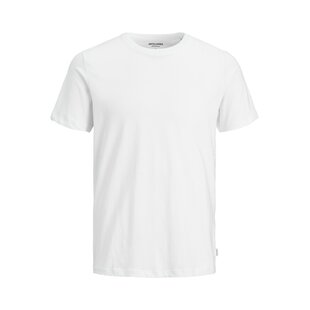 Jack & Jones Basic Heren T-shirt JJEORGANIC Ronde Hals Wit