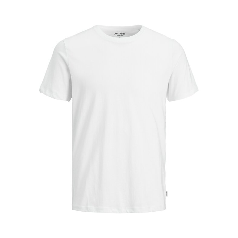 Jack & Jones Jack & Jones Basic Men's T-shirt JJEORGANIC Round Neck White