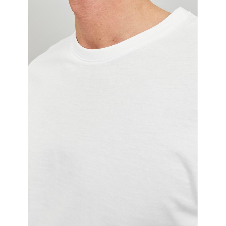 Jack & Jones Jack & Jones Basic Men's T-shirt JJEORGANIC Round Neck White