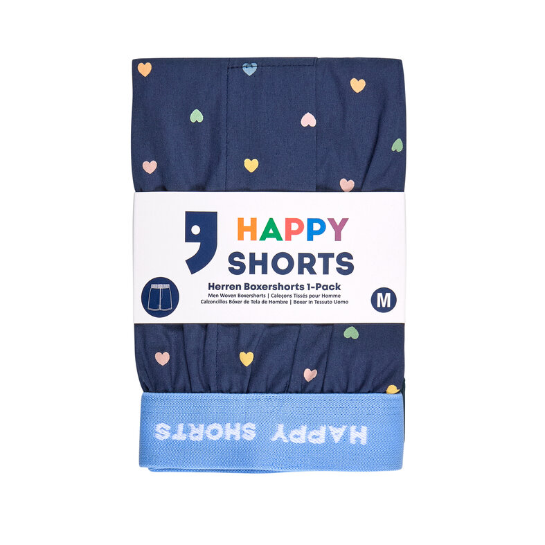Happy Shorts Happy Shorts X Wide Boxer Shorts Men Hearts