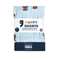 Happy Shorts Happy Shorts X Wijde Boxershorts Heren Beren Gestreept