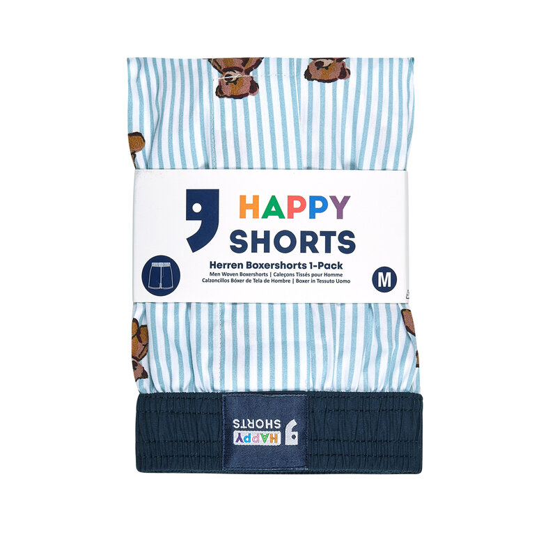 Happy Shorts Happy Shorts X Wide Boxer Shorts Men Bears Striped