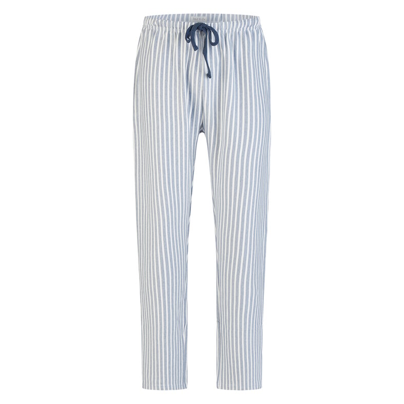 Phil & Co Phil & Co Men's Winter Pajama Set Long Interlock Green/Gray