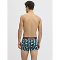 Jack & Jones Jack & Jones Heren Boxershorts Trunks Microfiber JACFLAMINGO Flamingo Print 3-Pack Donkerblauw