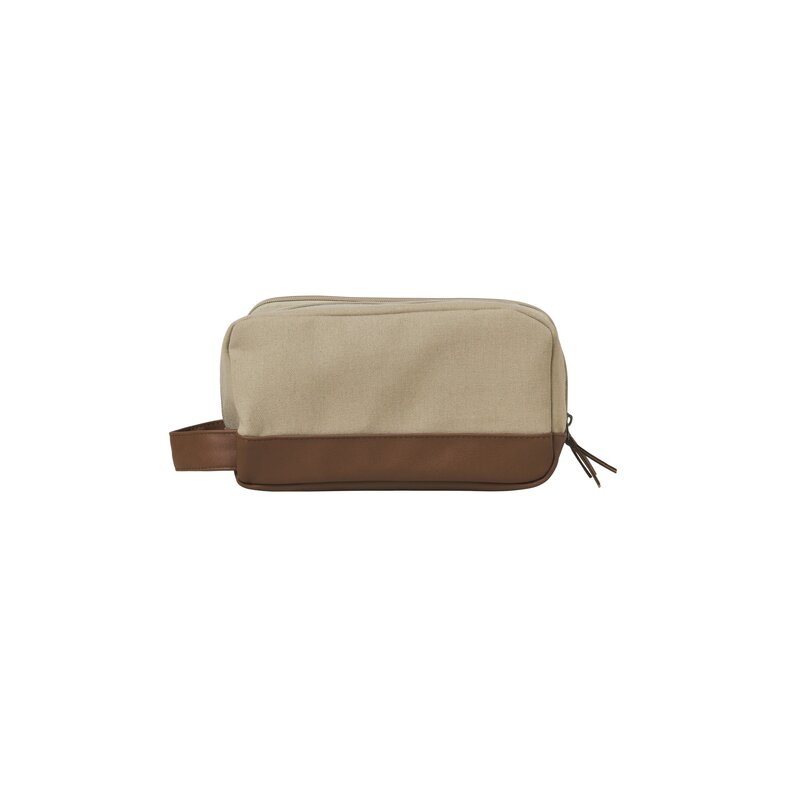 Jack & Jones Jack & Jones Men's Toiletry Bag JACPASCAL Beige/Brown