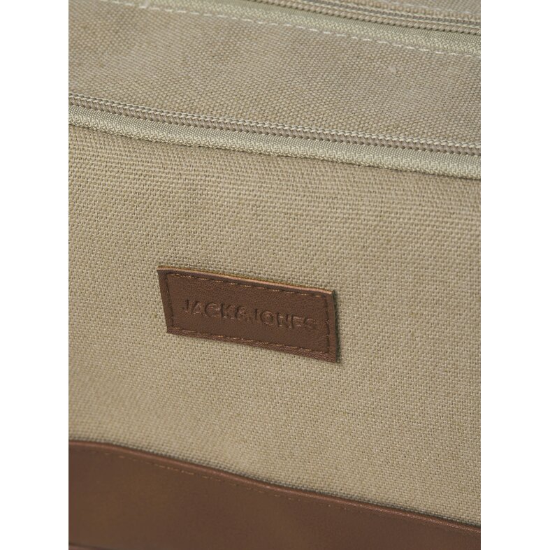 Jack & Jones Jack & Jones Men's Toiletry Bag JACPASCAL Beige/Brown