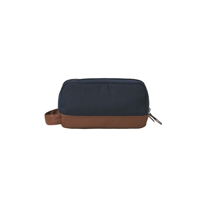 Jack & Jones Jack & Jones Men's Toiletry Bag JACPASCAL Dark Blue/Brown