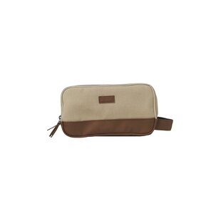 Jack & Jones Men's Toiletry Bag JACPASCAL Beige/Brown