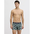 Jack & Jones Jack & Jones Heren Boxershorts Trunks JACFLAMINGO Flamingo Print 7-Pack Donkerblauw/Zwart