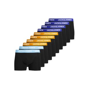 Jack & Jones Men's Boxer Shorts Trunks JACTHEODORE 10-Pack Solid Black