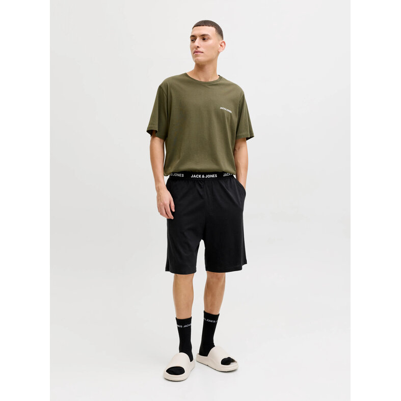 Jack & Jones Jack & Jones Men's Short Shortama Pyjama Set JACEVEREST Green/Black