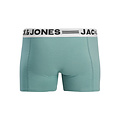 Jack & Jones Junior Jack & Jones Junior Jongens Boxershorts Trunks SENSE 3-Pack Effen Turquoise/Blauw/Zwart