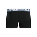 Jack & Jones Junior Jack & Jones Junior Boys Boxers Trunks SENSE 3-Pack Solid Black