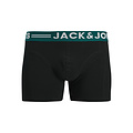 Jack & Jones Junior Jack & Jones Junior Boys Boxers Trunks SENSE 3-Pack Solid Black