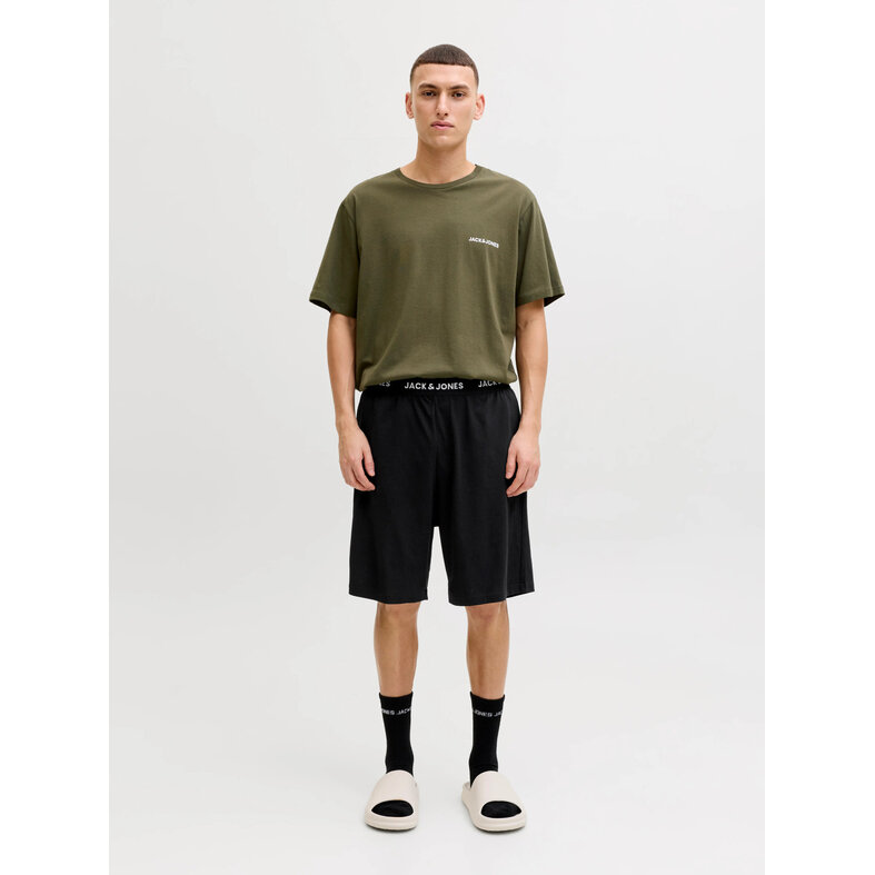 Jack & Jones Jack & Jones Men's Short Shortama Pyjama Set JACEVEREST Green/Black