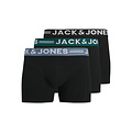Jack & Jones Junior Jack & Jones Junior Boys Boxers Trunks SENSE 3-Pack Solid Black