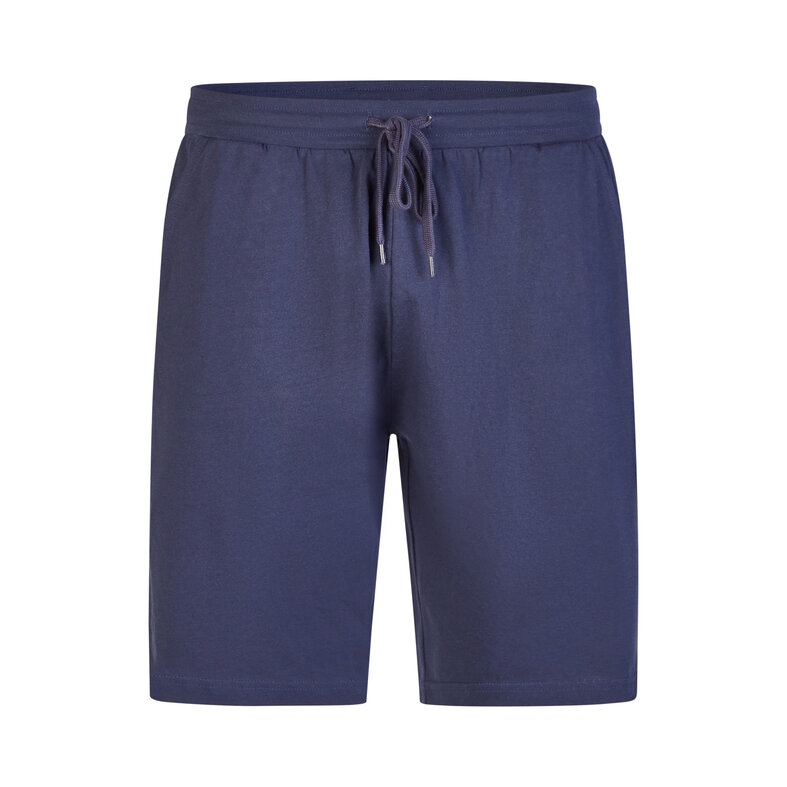 Phil & Co Phil & Co Men's Short Pyjama Pants 2-Pack Gray Striped/Dark Blue