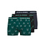 Jack & Jones Jack & Jones Heren Boxershorts Trunks JACDENIM Hond Print 3-Pack Groen/Donkerblauw