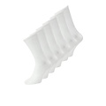 Jack & Jones Jack & Jones Men's Sports Socks JACNOLAN Tennis Socks 6-Pack Plain White