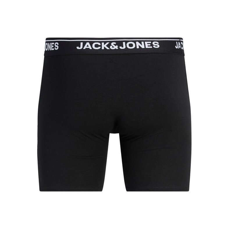 Jack & Jones Jack & Jones Heren Boxershorts Lange Pijp JACHENRY Boxer Briefs 3-Pack Zwart