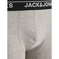 Jack & Jones Jack & Jones Men's Boxer Shorts Long Pipe JACHENRY Boxer Briefs 3-Pack Gray/Black