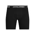 Jack & Jones Jack & Jones Men's Boxer Shorts Long Pipe JACHENRY Boxer Briefs 3-Pack Gray/Black