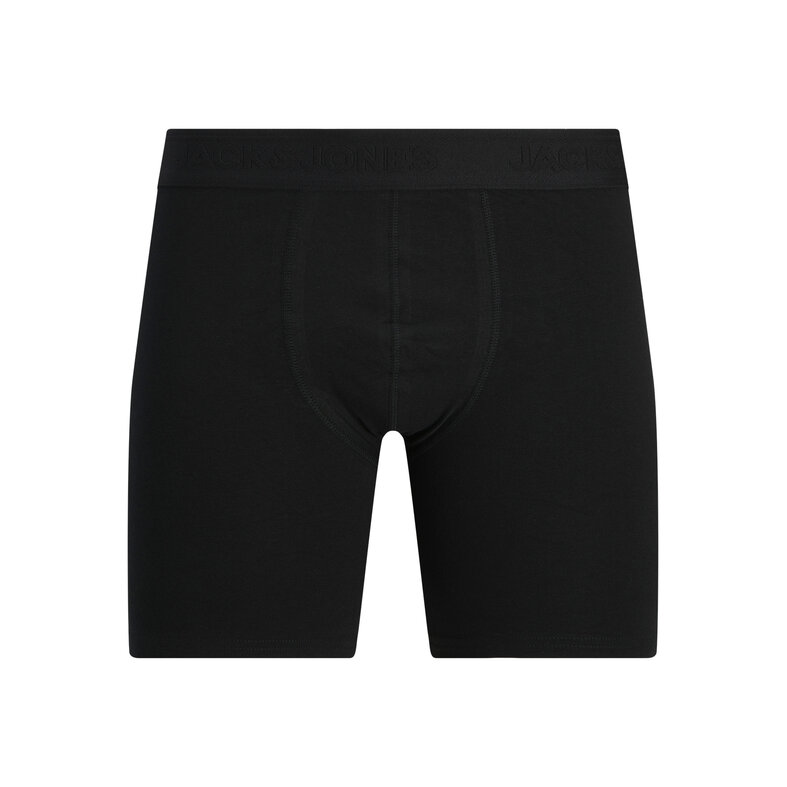 Jack & Jones Jack & Jones Heren Boxershorts Lange Pijp JACHENRY Boxer Briefs 3-Pack Grijs/Zwart