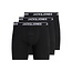 Jack & Jones Jack & Jones Heren Boxershorts Lange Pijp JACHENRY Boxer Briefs 3-Pack Zwart