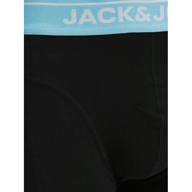 Jack & Jones Jack & Jones Heren Boxershorts Trunks JACTHEODORE 3-Pack Effen Zwart