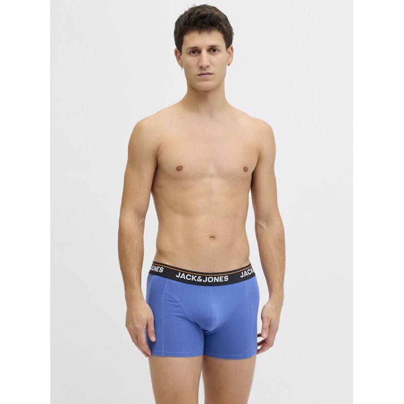Jack & Jones Jack & Jones Heren Boxershorts Trunks JACTHEODORE 5-Pack Effen Multicolor
