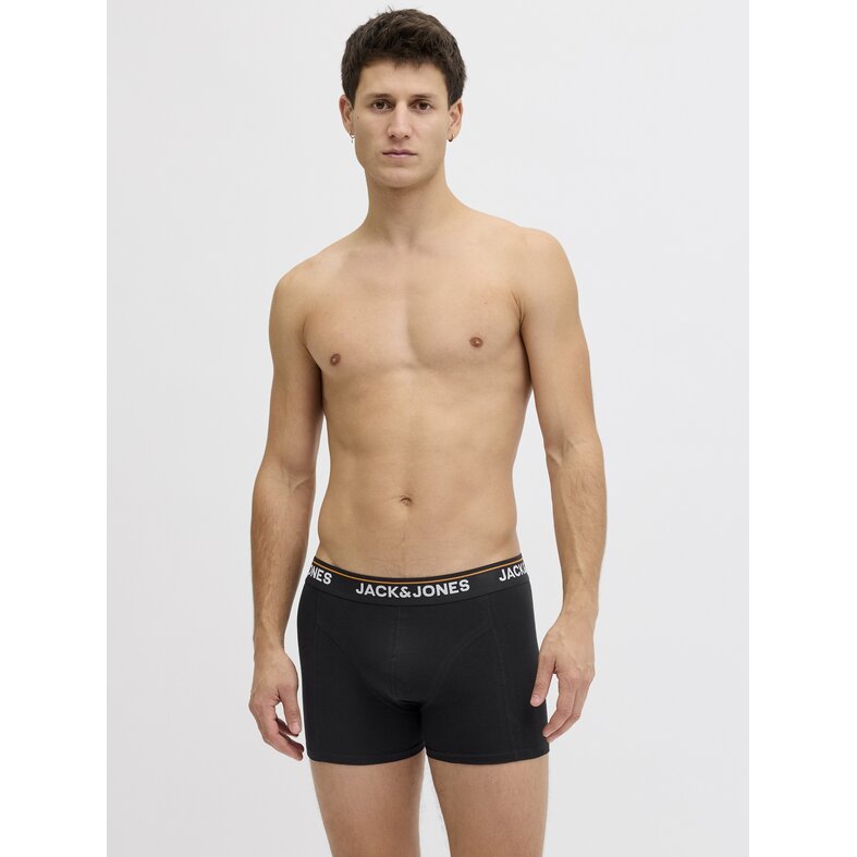 Jack & Jones Jack & Jones Heren Boxershorts Trunks JACTHEODORE 5-Pack Effen Multicolor