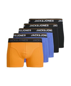Jack & Jones Men's Boxer Shorts Trunks JACTHEODORE 5-Pack Solid Multicolor