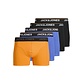 Jack & Jones Jack & Jones Heren Boxershorts Trunks JACTHEODORE 5-Pack Effen Multicolor