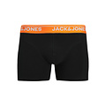 Jack & Jones Jack & Jones Heren Boxershorts Trunks JACTHEODORE 3-Pack Effen Zwart